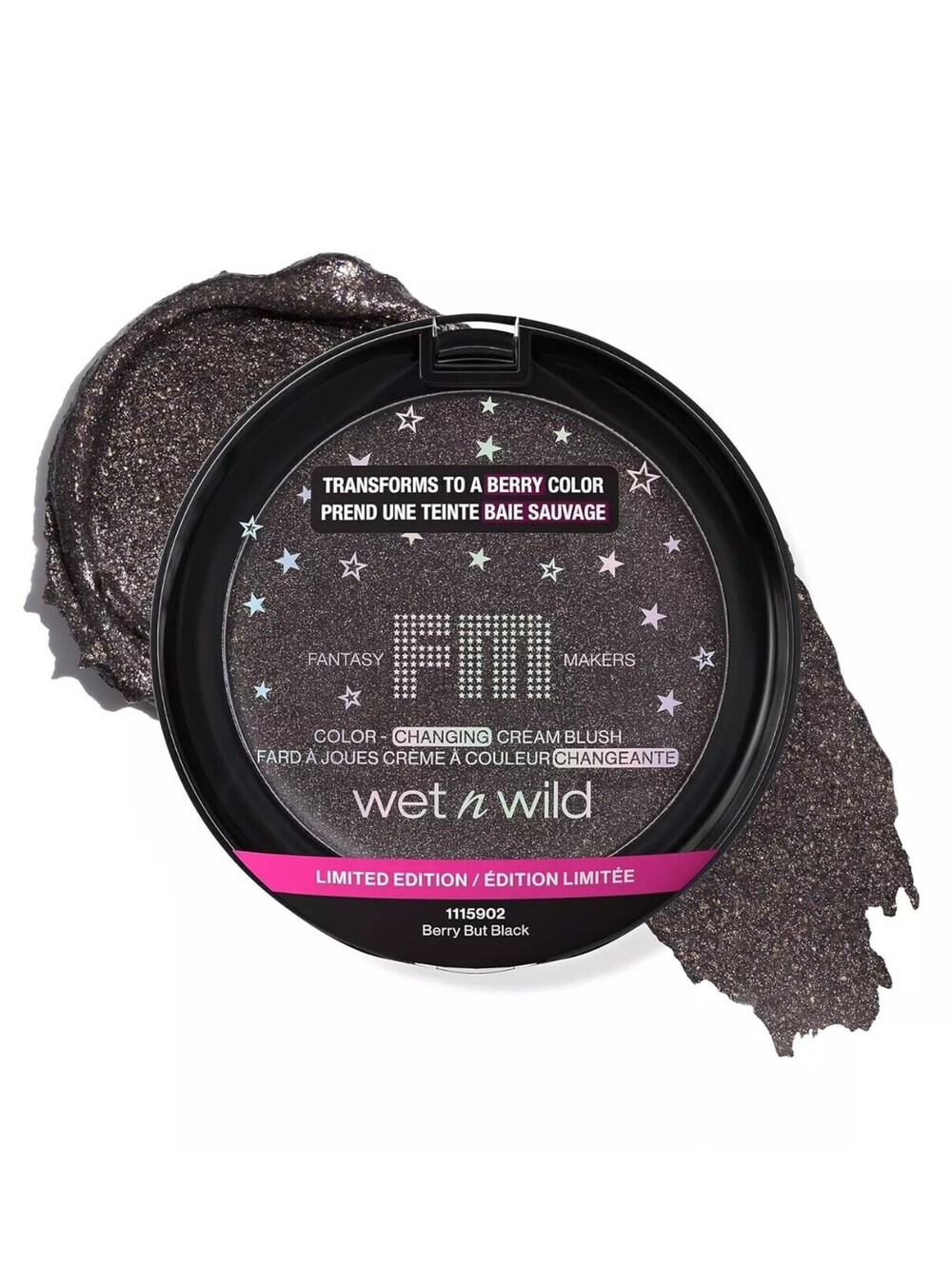 Wet n Wild Fantasy Makers Color Changing Blush Berry but Black LIMITED EDITION